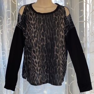 Michael Kors top shirt sz M animal print